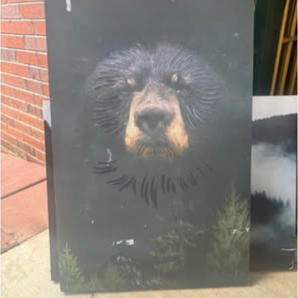 Bear Forest Art Print